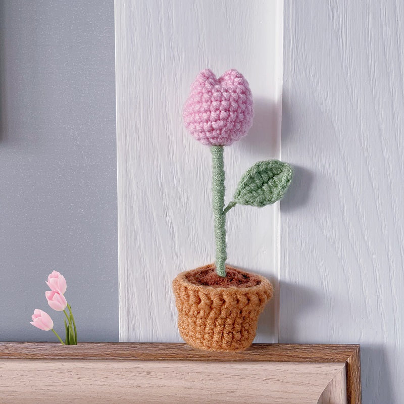 Cute DIY Mini Crochet Pot Culture Susan