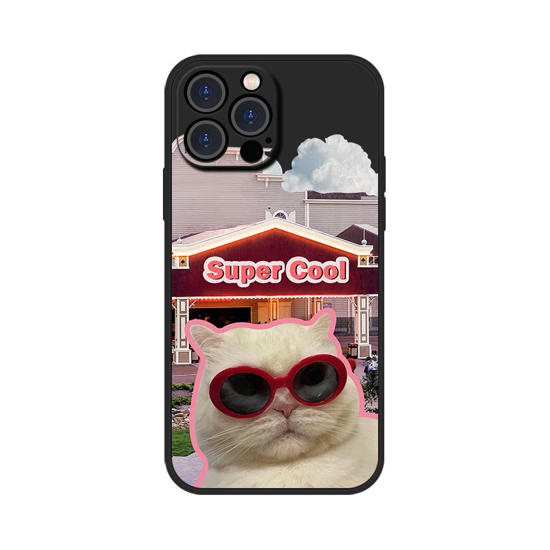 Sunglass Cat Dog Phone Case Susan