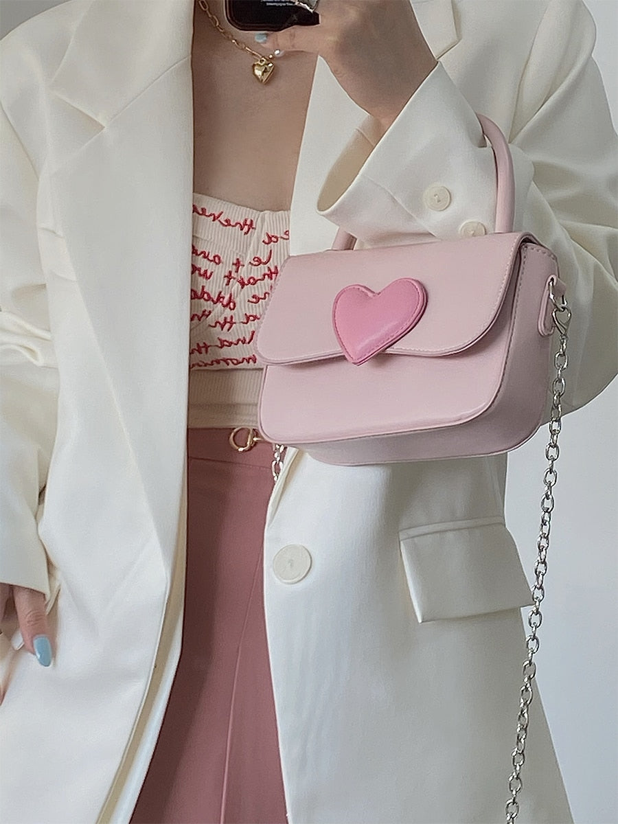 Pink Heart Purse - Cupcake MK Kawaii Store