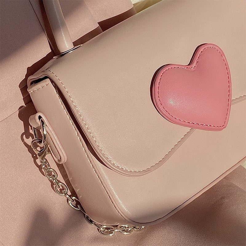 Pink Heart Purse - Cupcake MK Kawaii Store