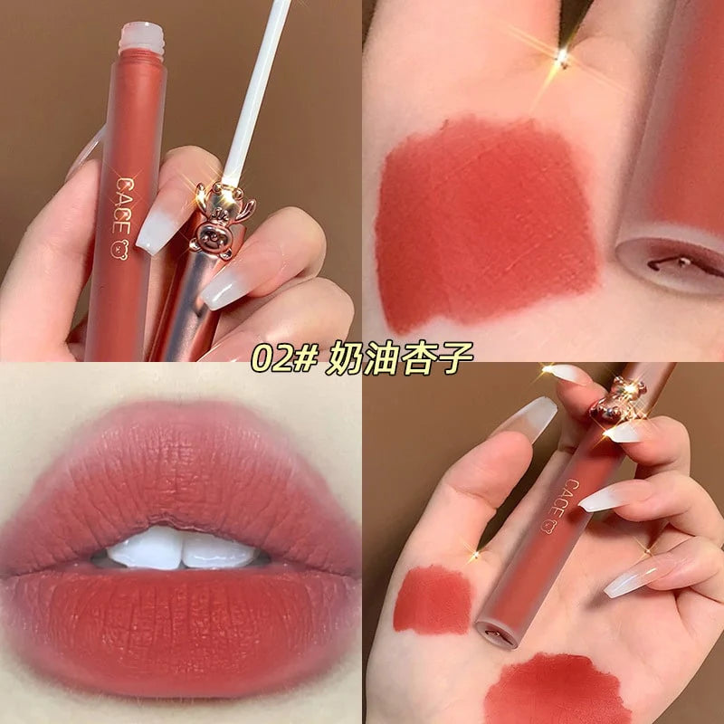 Cute Bear Velvet Lipstick MK Kawaii Store