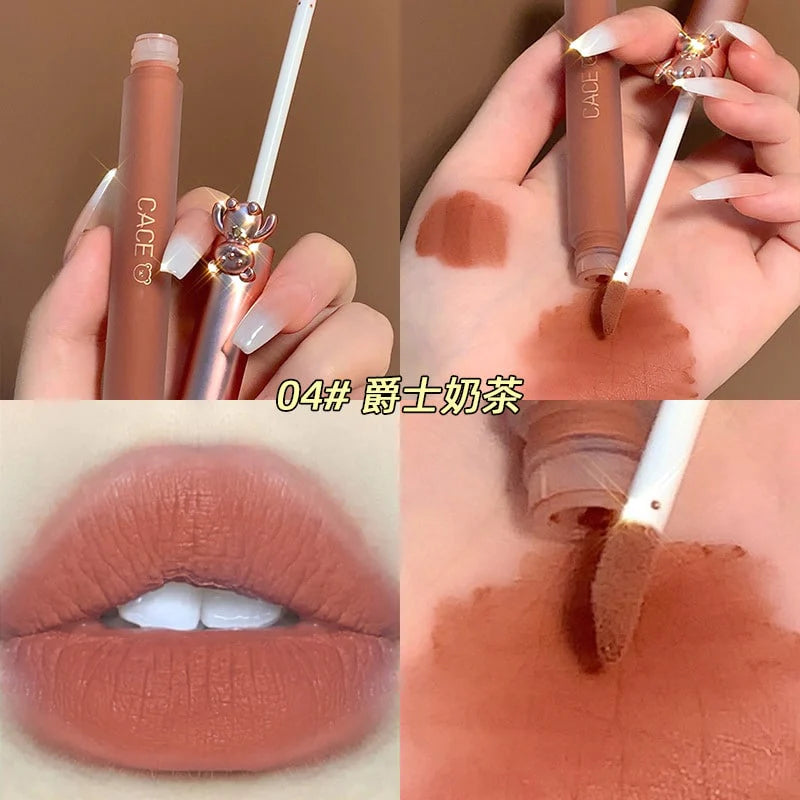 Cute Bear Velvet Lipstick MK Kawaii Store