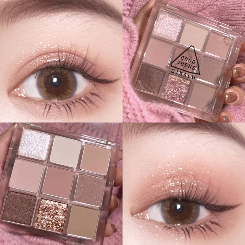 9 Colors Transparent Eye Shadow MK18829 MK Kawaii Store