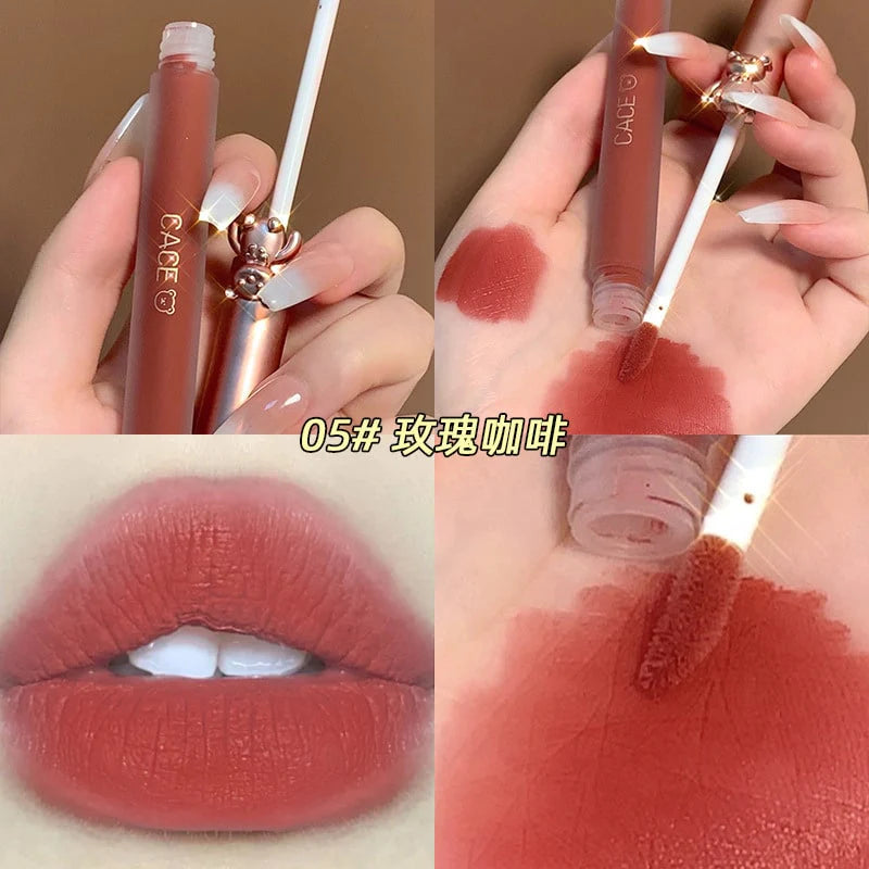 Cute Bear Velvet Lipstick MK Kawaii Store