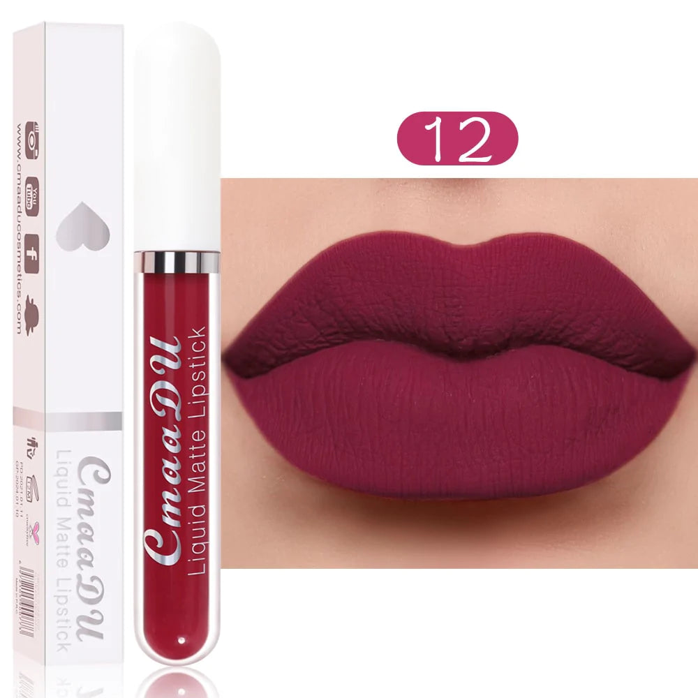 18-Color Waterproof Long-lasting Lip Gloss MK19072 MK Kawaii Store