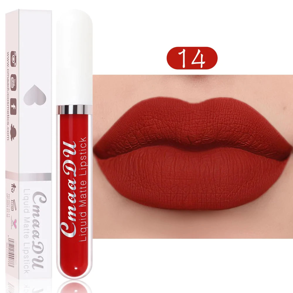 18-Color Waterproof Long-lasting Lip Gloss MK19072 MK Kawaii Store