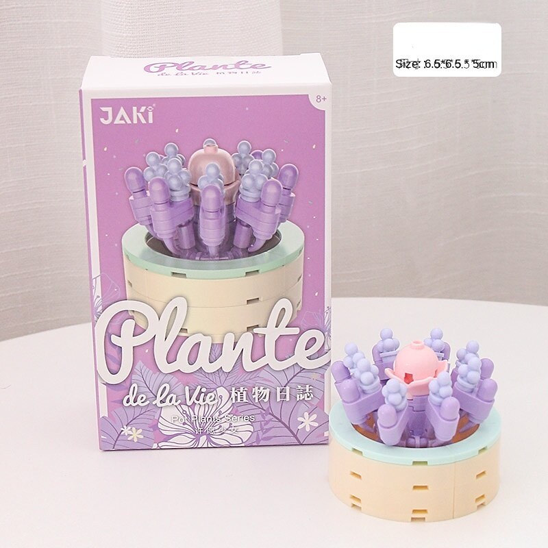 DIY Potted Plants Flowers Blocks Susan