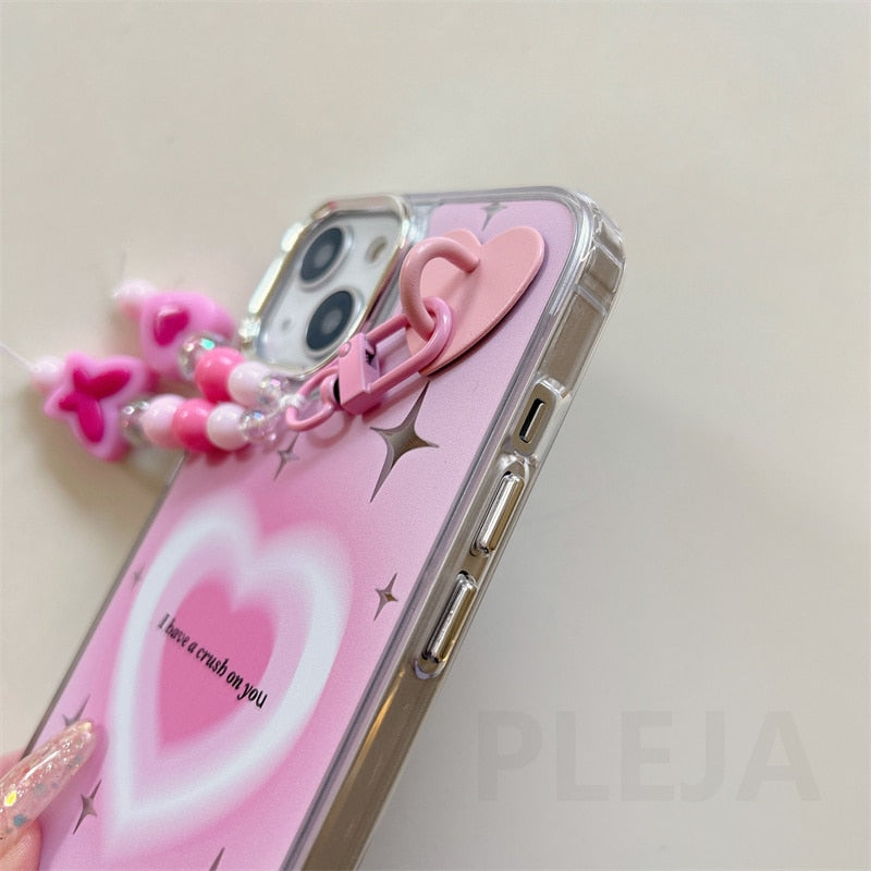 Cute Pink Heart Case - Heartzcore Heartzcore