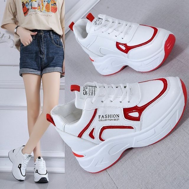 Platform Hidden Wedge Sneakers BL29 MK Kawaii Store
