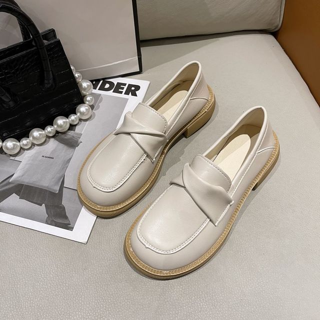 Faux Leather Loafers BL25 MK Kawaii Store
