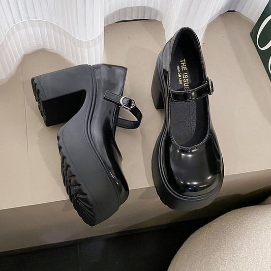 Block Heel Mary Jane Pumps BH9 MK Kawaii Store