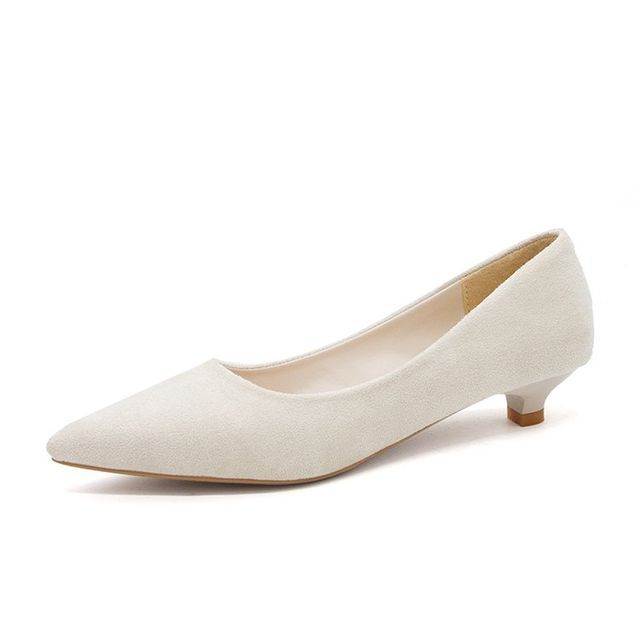Pointy-Toe Plain Stiletto Heel Pumps cc10 MK Kawaii Store