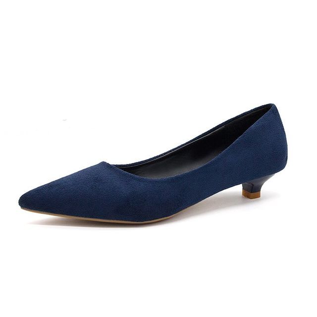 Pointy-Toe Plain Stiletto Heel Pumps cc10 MK Kawaii Store