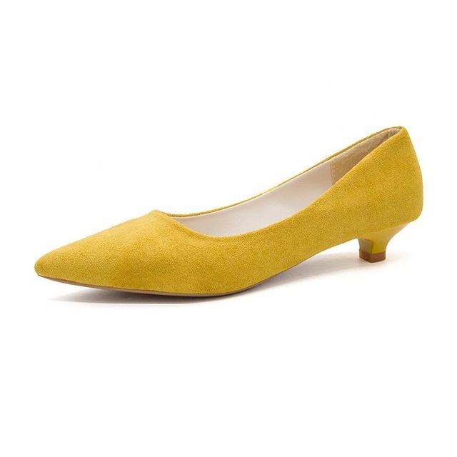 Pointy-Toe Plain Stiletto Heel Pumps cc10 MK Kawaii Store