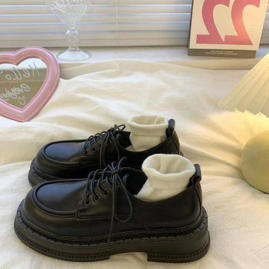 Platform Lace-Up Shoes BH18 MK Kawaii Store