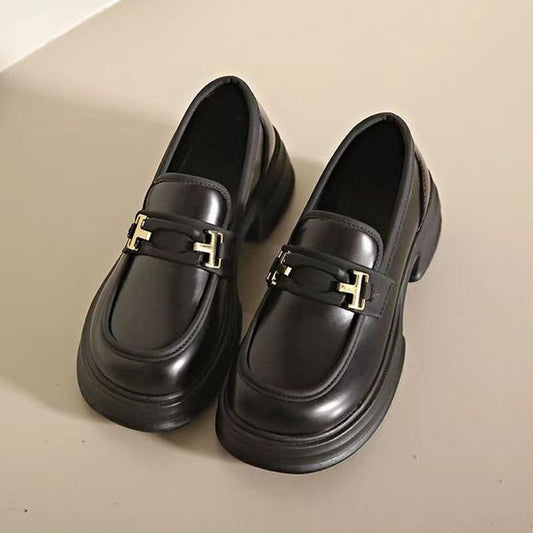 Platform Block Heel Loafers BL6 MK Kawaii Store