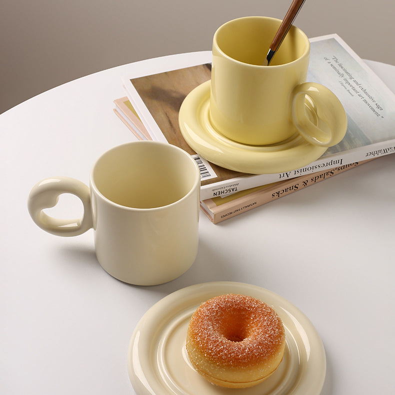 Heart-shaped Cup and Plate - Heartzcore Heartzcore