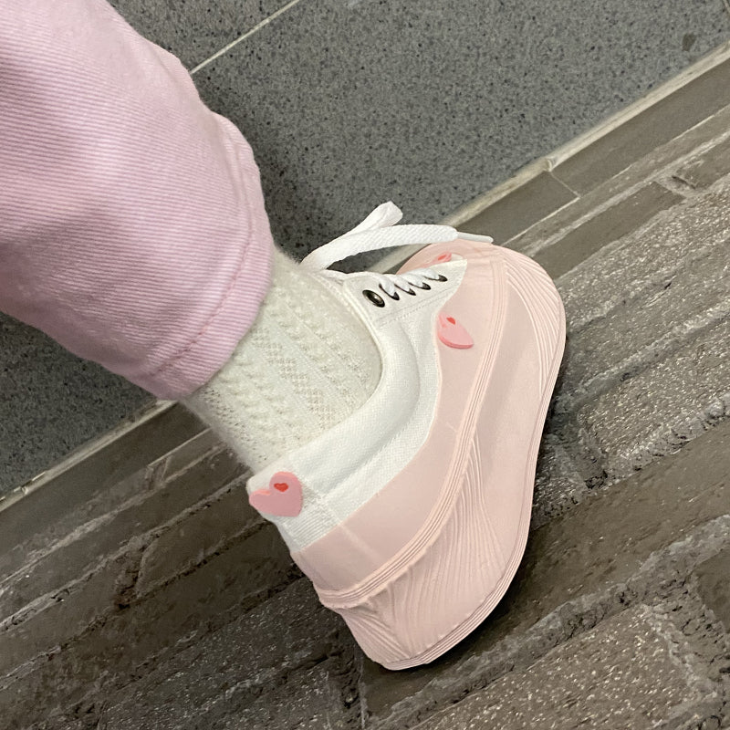 Love Cute Plush Canvas Shoes - Kimi MK Kawaii Store