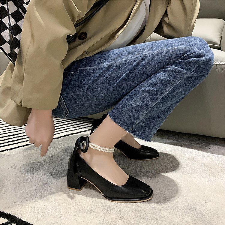 Dance On The Bow Mary Jane Shoes - Lovesickdoe Lovesickdoe