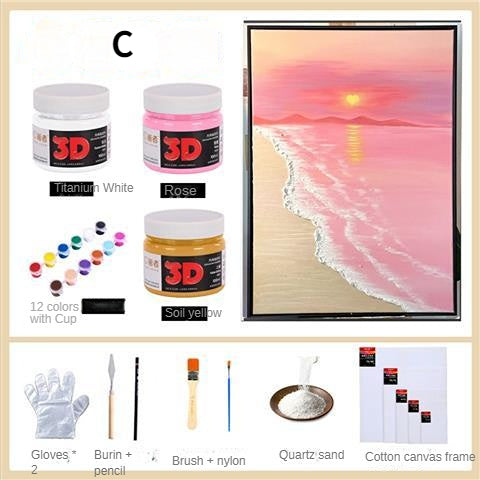 DIY 3D Flower Mirror Frame MK Kawaii Store