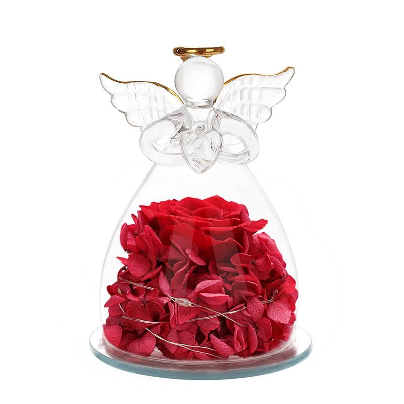 Angel Everlasting Flower Led Gift MK Kawaii Store