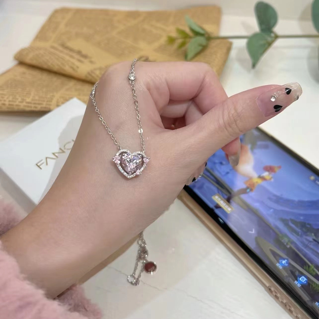 Hearts Pendant Necklace  - Heartzcore Susan