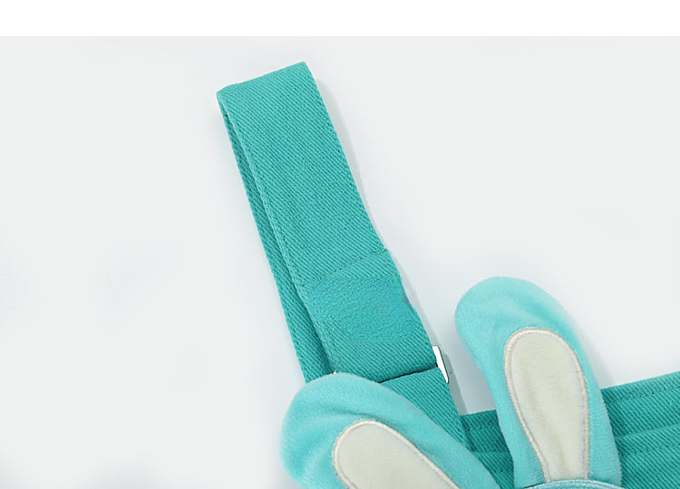 Kawaii Teal Bunny Overalls ON638 KawaiiMoriStore