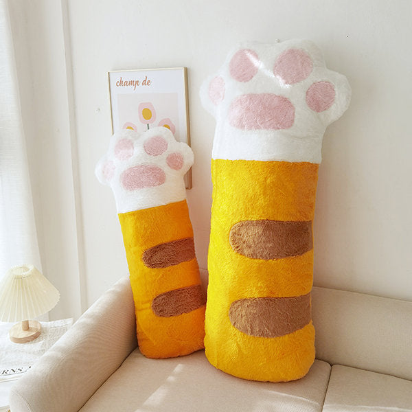 Cat Paw Long Throw Pillow MK Kawaii Store