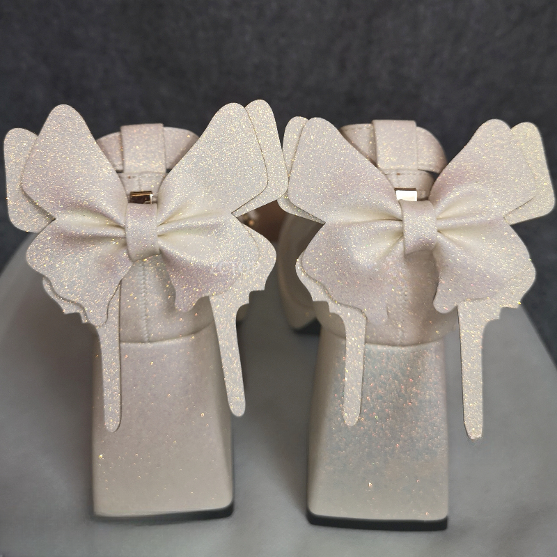 Women's Bow Lolita High Heels - Heartzcore MK Kawaii Store