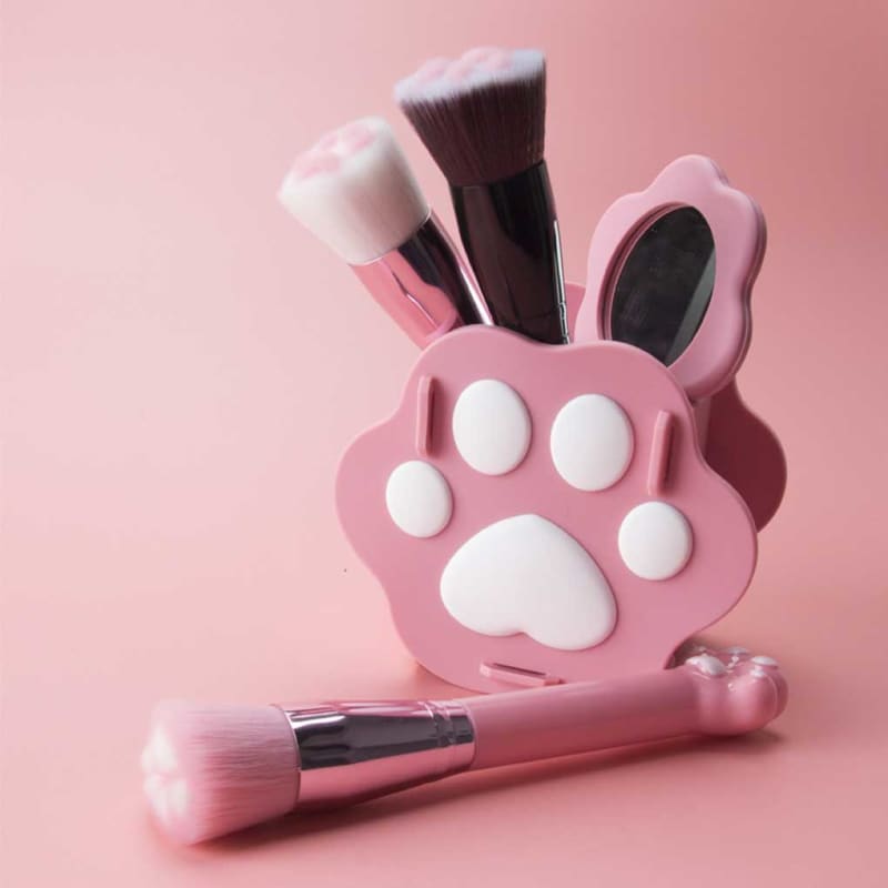 Kawaii Cat Paw Fluffy Makeup Brush ME65 MK Kawaii Store
