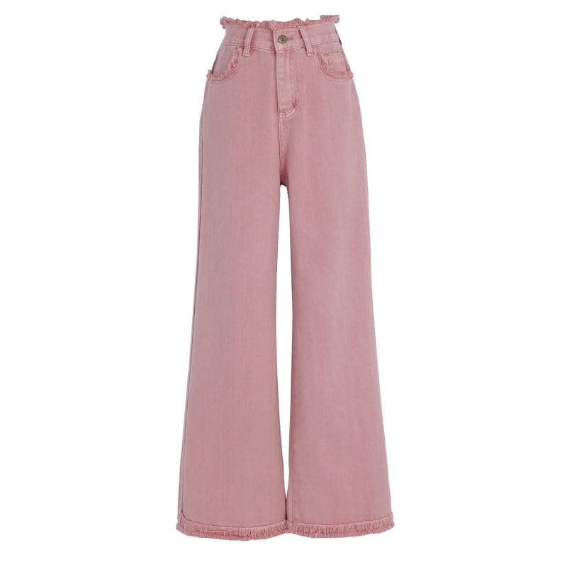 Y2K Style Baggy Long Pink Pants ON621 MK Kawaii Store